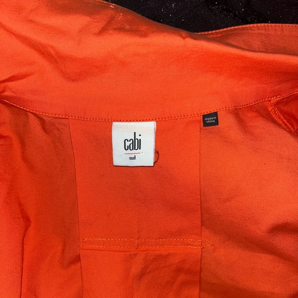 Orange button up jacket - Picture 4 of 4